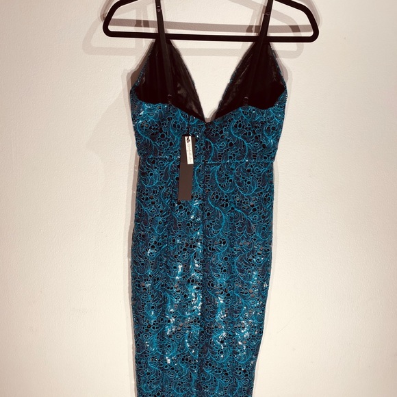 Sensational Embellished Teal Dress***Small**$898 - Picture 5 of 8